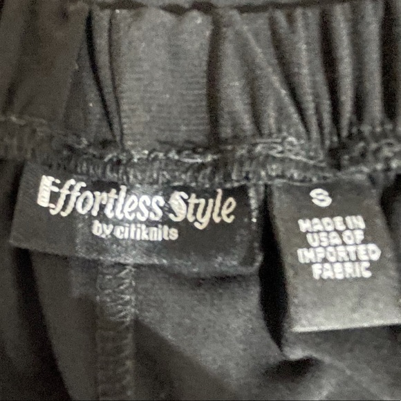 CITIKNITS Liquid Knit Black Pants Sz S. - Picture 6 of 9